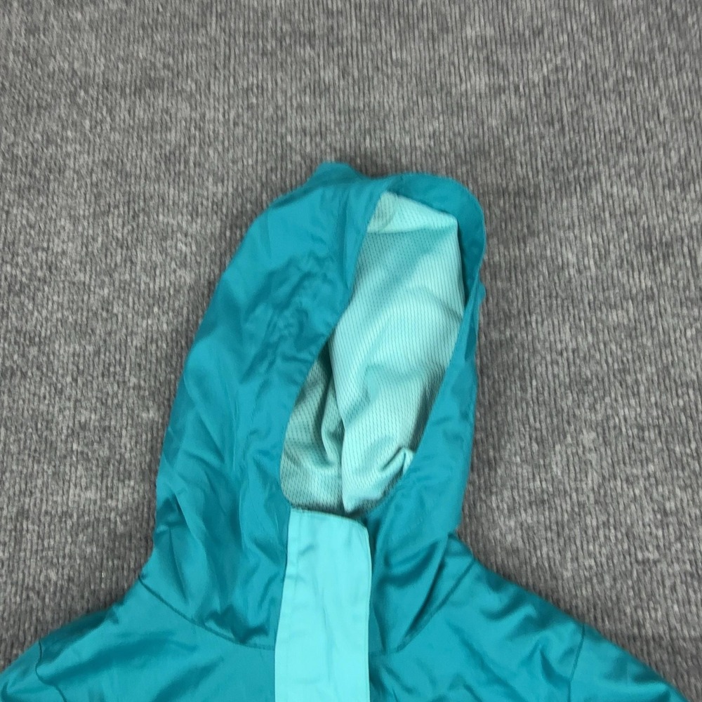 Champion Windbreaker Jacket‎ Kids 7-8 Blue Colorblock Hooded VentureDry Rain - Picture 5 of 11